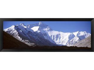 Mt Everest, Nepal by Panoramic Images Framed Art, Size 38 X 14