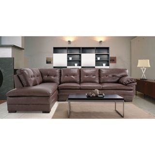 Century Brown Leather Sectional Sofa  ™ Shopping   Big