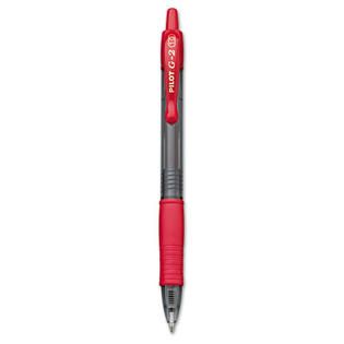 Pilot Automotive G2 Premium Retractable Gel Ink Pen Refillable Red Ink