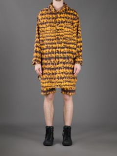 Jeremy Scott Crocodile Print Shorts