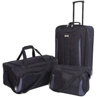 Protege 3 Piece Travel Luggage Set, Multiple Colors