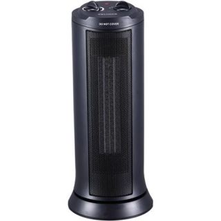 17" Tower Ceramic Heater with Thermostat