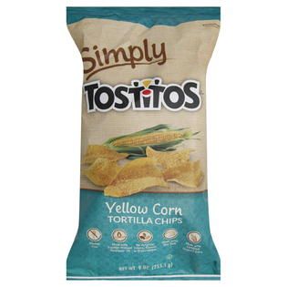 Tostitos Simply Tortilla Chips, Yellow Corn, 9 oz (255.1 g)
