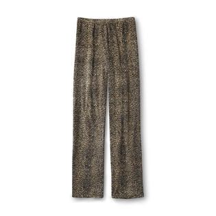 Jaclyn Smith   Womens Pajama Top & Pants   Leopard Print