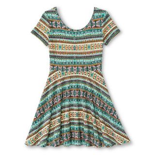 Girls Say What Aztec Print Dress   Multi Colored