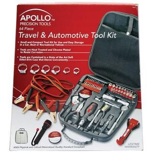 Apollo  64 Piece Travel & Automotive Tool Kit