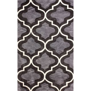 nuLOOM Hand tufted Modern Moroccan Trellis Grey Rug (5 x 8)