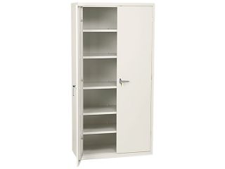 HON SC1872L Assembled Storage Cabinet, 36w x 18 1/4d x 71 3/4h, Putty