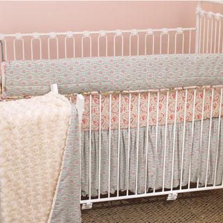 Cotton Tale Girls 4 piece Crib Bedding Set in Heaven Sent  
