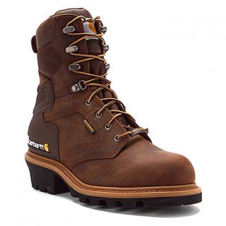 Carhartt 8 Inch Insulated Logger  Men's   Crazy Horse Brown Oil Tanned Leather