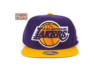 NBA Mitchell & Ness LA Lakers Purple Big Logo Snapback