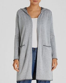 Eileen Fisher Petites Double Face Hooded Cardigan