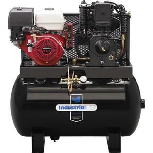Industrial Air  50 Gallon Horizontal Air Compressor