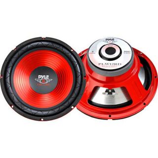Pyle 12" Red Cone High Performance Subwoofer