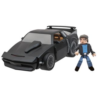 Minimates Vehicle Knight Rider Kitt Super Pursuit Mode Figurine Set