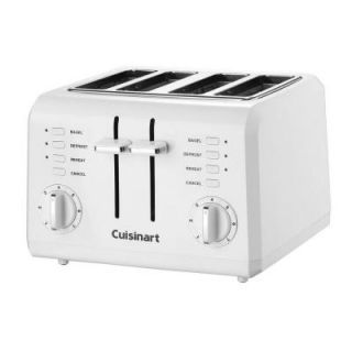 Cuisinart Compact 4 Slice Toaster in White CPT 142