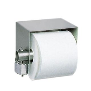 Stainless Solutions Double Post Locking Toilet Paper Holder in Steel TP 1