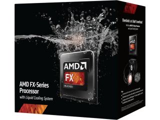 AMD FX 9590 Vishera 4.7GHz Socket AM3+ 220W 8 Core Desktop Processor   Black Edition FD9590FHHKWOX with Liquid Cooling Kit