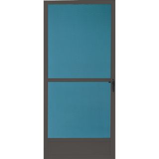Comfort Bilt Seaside Brown Aluminum Hinged Screen Door (Common 32 in x 80 in; Actual 31 in x 79.25 in)