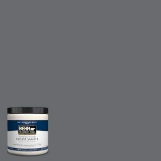 BEHR Premium Plus 8 oz. #PPF 49 Platinum Gray Interior/Exterior Paint Sample PPF 49PP