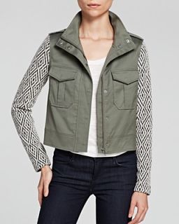 Ella Moss Jacket   Minka Jacquard Sleeve