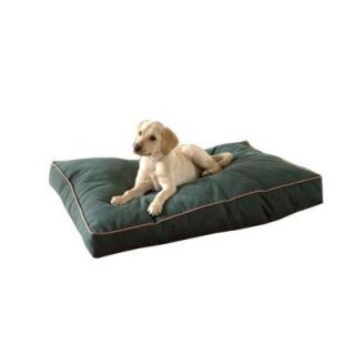 Small Hunter Green Indoor/Outdoor Faux Gusset Jamison Bed 1565