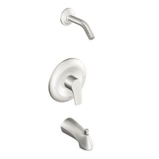 MOEN Method 1 Handle PosiTemp Tub and Shower with Showerhead Not Included in Brushed Nickel T2803NHBN