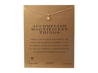 Dogeared Accomplish Magnificent Things Necklace 16 Gold