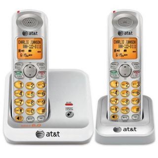 AT&T EL51210 2 Handset Cordless Phone Large Backlit LCD Display