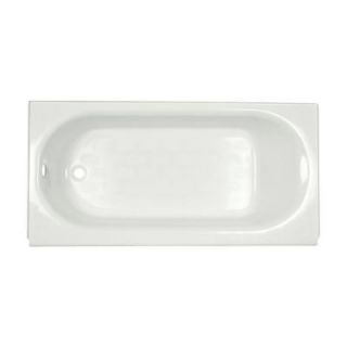 American Standard Princeton Luxury Ledge 5 ft. Left Drain Soaking Tub in White 2396.202ICH.020