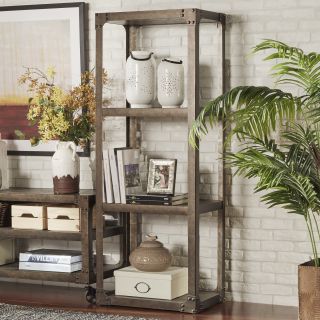 Renate Grey Bookcase   Shopping Media