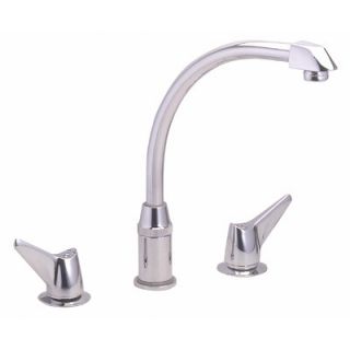 Elkay Two Handle Widespread Kitchen Faucet with Concealed Mount