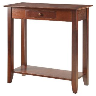 Convenience Concepts American Heritage Hall Table With Drawer and