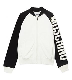 MOSCHINO   Zipped cotton sweatshirt jacket 4 14 years