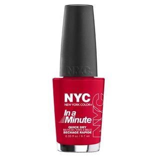New York Color In A New York Minute Nail Color Riving ton Red 0.33 Oz