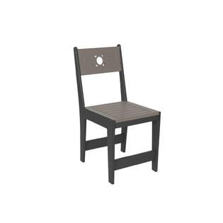 Eagle One Café Commercial Grade Two Tone Dining Chair, Black