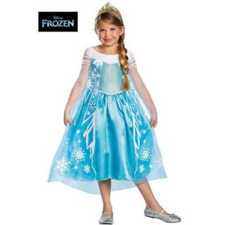 Girl's Frozen Elsa Deluxe Costume   Size S