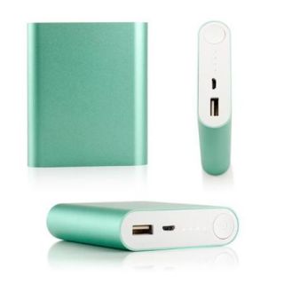 10400mAh Universal Aluminum Metal Portable Backup External Battery USB Power Bank Charger For Cell Phone mobile devices   Green