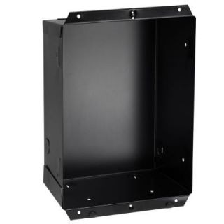 Cadet Com Pak Plus/Max/Bath Series 8 in. W x 10 1/4 in. H x 4 in. D Recess Mount Wall Can Only in Black CC