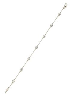 Tiffany & Co. Peretti Platinum & Diamonds By the Yard Bracelet by Estate Jewelry