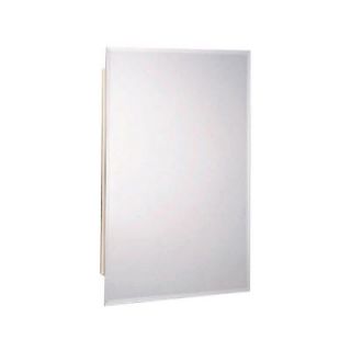 Glacier Bay 16 in. x 26 in. Recessed Mirrored Medicine Cabinet in Brushed Stainless Steel M119