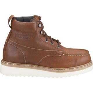 Wolverine® Moc Toe Wedge Heel Work Boot — 6in., Model# W08288  6in. Work Boots