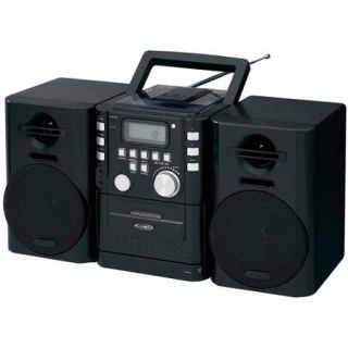 Jensen Cd 725 Portable CD Music System with Cassette and FM Stereo Radio