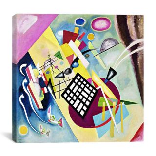 Wassily Kandinsky Painting with White Border Watercolor Oil on