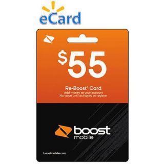 Boost Mobile $55 Re Boost Card 