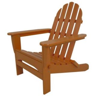 POLYWOOD Classic Tangerine Patio Adirondack Chair AD5030TA