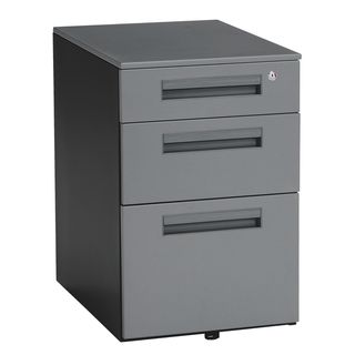 Office Designs Black 2 drawer Mobile File Cabinet   13565563