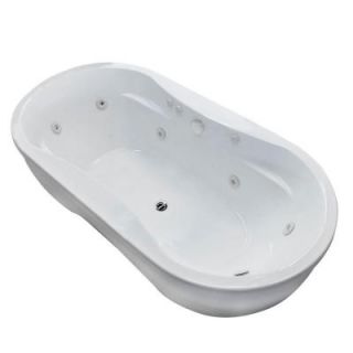 Universal Tubs Agate 6 ft. Whirlpool Tub in White HD3471AW