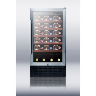 Summit Appliance 34 Bottle Single Zone Built In Wine Refrigerator