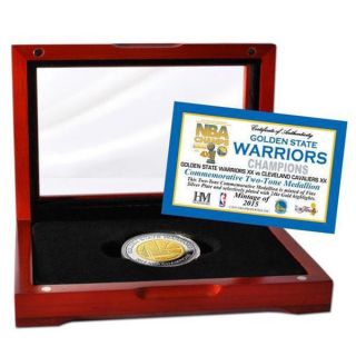Golden State Warriors 2015 NBA Finals Champions Two Tone Mint Coin